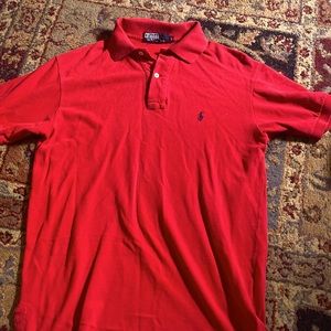 Polo Ralph Lauren red button up shirt